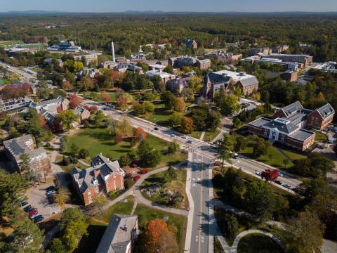 UNH Durham campus aerial