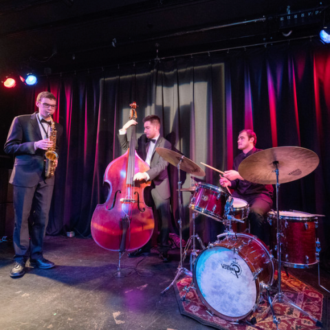 UNH musicians on stage